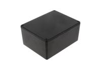 1590cbk Hammond 1590 Series Black Die Cast Aluminium Enclosure, IP54, Black Lid, 119 x 94 x 56mm