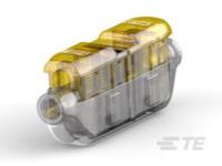 2213600-7 TE Connectivity,  Wire Splice Splice Connector, Yellow, Insulated, Tin 12 → 14 AWG