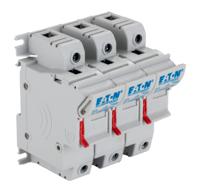 ch143du Eaton 50A Rail Mount Fuse Holder for 14 x 51mm Fuse, 3P, 690V ac