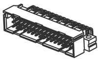 254324-254324-e ERNI ERNIPRESS 48 Way 2.54mm Pitch, Type C/2 Class C2, 3 Row, Right Angle DIN 41612 Connector, Plug