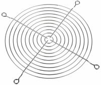 737-4027 RS PRO Steel Finger Guard for 180mm Fans, 153mm Hole Spacing, 169.6 x 169.6mm