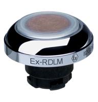 ex-rdlmrt Schmersal EX-RDL Series Orange Illuminated Momentary Push Button Head, 22.3mm Cutout, IECEx
