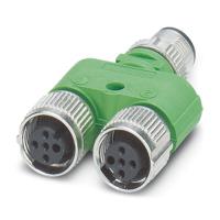 1546068 Phoenix Contact 5 Pole M12 Plug to 5 Pole M12 Socket Adapter