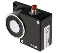 774-8188 RS PRO Single Door Access Control Door Magnet, 100lb Holding Force 24V dc
