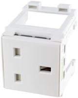 4000-72000-0060000 Murrelektronik Limited White Plug Socket, 2 + PE Poles, 13A