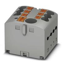 3273460 Phoenix Contact Distribution Block, 7 Way, 0.14 → 4mm², 24 A, 41 A, 500 V, Grey