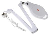 808-7042 RS PRO LED Magnifying Lamp with Table Clamp Mount, 3 dpt, 5 dpt, 125mm Lens Dia., 125mm Lens