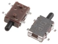 fte2cv APEM Tact Switch, SPST, 1 mA @ 10 V dc, Silver Plated