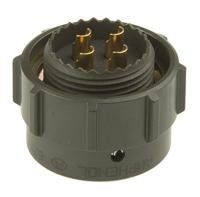 62gb-56tg14-04pn044 Amphenol Limited, 62GB 4 Way Cable Mount MIL Spec Circular Connector PlugOlive, Pin Contacts,Shell Size 14, Bayonet