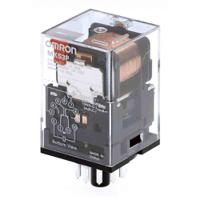 mks3p-5-dc24 Omron Non-Latching Relay, 10A Switching Current, 3PDT