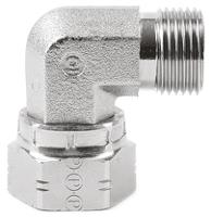12c6mk4s Parker Steel Zinc Plated Hydraulic Elbow Threaded Adapter, 12C6MK4S, G 3/4 Male G 3/4 Female