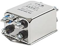 fn355-3-05 Schaffner FN 355 Series 3A 440 V ac 400Hz Flange Mount RFI Filter, with Tab Terminals