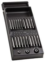 mode20l Facom Screwdriver Bit 20 Pieces, Hexagon, Torx