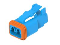 dt06-2s-te07 TE Connectivity, DT06-2S Automotive Connector Socket Brown Cable 2 Way, Cable Termination DT06-2S-TE07