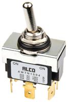 awtn1504 TE Connectivity Toggle Switch, Panel Mount, On-On, DPDT, Tab Terminal