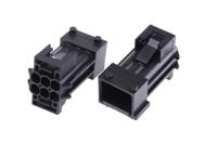 1-965426-1 TE Connectivity, Junior Power Timer Automotive Connector Plug Black 6 Way, Solder Termination
