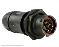uts7gjc1412p Souriau Sunbank by Eaton Circular Connector, 12 Contacts, Panel, Standard Connector, Plug, Male, IP68, IP69K, UTS Series