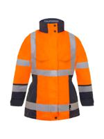 parkacalif6omm T2S California Orange Women 4 IN 1 Parka, M
