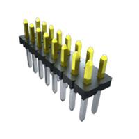 mtlw-102-07-g-s-230 Samtec MTLW Series Straight Through Hole Pin Header, 2 Contact(s), 2.54 mm Pitch, 2 Row, Unshrouded