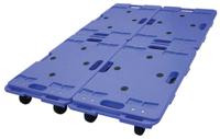 909-7034 RS PRO Plastic Dolly, 150kg Load, 400mm W x 600mm L x 120mm H