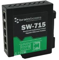 sw-715 Brainboxes Unmanaged 5 Port Ethernet Switch