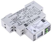 896-6866 RS PRO DIN Rail Mount Timer Relay, 24 → 240V ac/dc, 2-Contact, 01. s → 999h, DPST