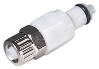 plcd200-m8 Colder Products Hose Connector, Straight Threaded Coupling, PTF 8mm 6mm ID, 8.3 bar