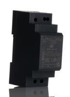 ddr-30l-12 MEAN WELL DDR-30 DC-DC Converter, 12V dc/ 2.5A Output, 30W, DIN Rail Mount, +85°C Max Temp -40°C Min Temp