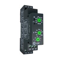 1cmdtf GIC Micon 175 Series Series DIN Rail Mount Timer Relay, 12 → 240V ac/dc, DPDT