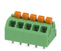 1862071 Phoenix Contact SPTAF 1/ 5-3.5-EL Series PCB Terminal Block, 5-Contact, 3.5mm Pitch, Through Hole Mount, 2-Row