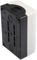 78640752-m22-i2-511-4996 Eaton Momentary Enclosed Push Button - SPDT, Plastic, 2 Cutouts, Black, Arrow, IP65