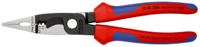 13-82-200 Knipex Combination Pliers, 200 mm Overall, Straight Tip