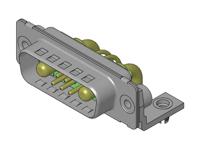 fm7w2p5-1343-1731070551 FCT from Molex 173107 7 Way Right Angle D-sub Connector Socket, 2.54mm Pitch, with 4-40 Screw Locks