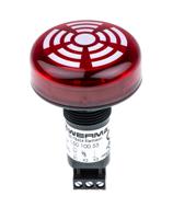 15010055 Werma 150 Series Red Buzzer Beacon, 24 V, IP65, Panel Mount, 80dB at 1 Metre