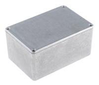 1590t Hammond 1590 Series Natural Die Cast Aluminium Enclosure, IP54, Natural Lid, 120 x 80 x 59mm
