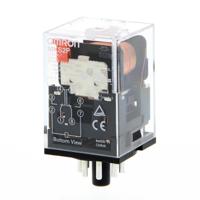mks2p-24vdc Omron Non-Latching Relay, 24V dc Coil, 10A Switching Current, DPDT
