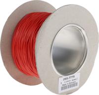 285-7779 Staubli Red 0.25 mm² Hook Up Wire, 23 AWG, 66/0.07 mm, 100m, PVC Insulation