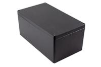 1590z250bk Hammond 1590Z Series Black Die Cast Aluminium Alloy General Purpose Enclosure, IP68, IK08, 400 x 230 x 180mm