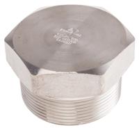 826-7046 RS PRO Stainless Steel Pipe Fitting, Straight Hexagon Hexagon Plug, Male R 2in
