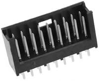 280509-1 TE Connectivity AMPMODU MOD II Series Straight Through Hole PCB Header, 18 Contact(s), 2.54 mm Pitch, 2 Row, Shrouded