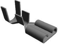 42579-1 TE Connectivity FASTON .250 Uninsulated Female Spade Connector, Receptacle, 6.35 x 0.81mm Tab Size, 1.25mm² to 3mm²