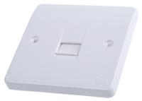 k427-whi MK Electric Telephone Socket 1-way