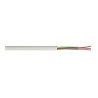 606-084 RS PRO Power 1 mm² 5 Core Power Cable, White Polyvinyl Chloride PVC, 50m