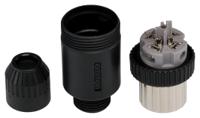 xs2c-d4s1 Omron Circular Connector, 4 Contacts, Cable, M12 Connector, Socket, Female, IP67, XS2 Series