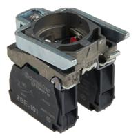 xb4bs9445ex Schneider Electric Harmony XB4 Series Key Release Emergency Stop Push Button, Panel Mount, 22mm Cutout, 1 NO + 1 NC