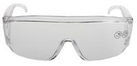 pito2in Delta Plus PITO UV Safety Glasses, Clear PC Lens, Vented