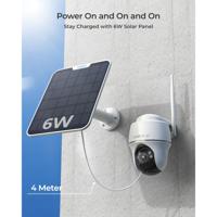 a4kpts2m64-uk Reolink Indoor, Outdoor Solar Powered Wifi CCTV Camera