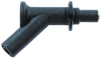 669516-21 Staubli Black, Male to Female Test Connector Adapter and Nickel Plated - Socket Size: 4mm