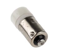 le-ba9s-24w JKL Components White LED Indicator Lamp, 24V ac/dc, BA9s Base, 9.6mm Diameter, 7000mcd