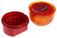 pss-0096 Klaxon PSS Series Amber Sounder Beacon, 110 → 230 V ac, IP65, Base Mount, 102dB at 1 Metre